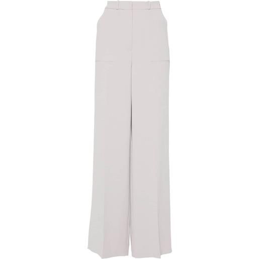 Elisabetta Franchi pantaloni a gamba ampia - grigio