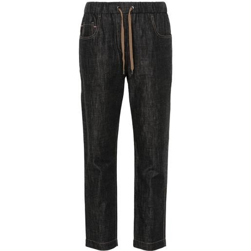 Brunello Cucinelli jeans dritti - nero