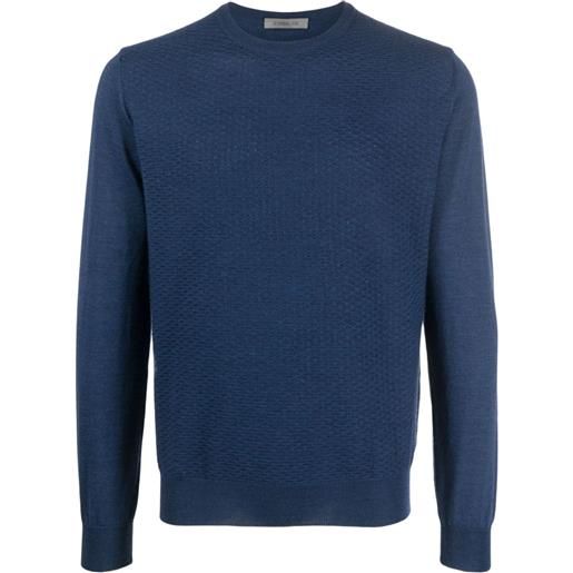 Corneliani maglione girocollo - blu