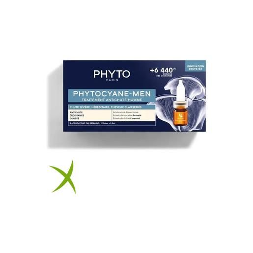 Phyto phytocyane phyto kit phytocyane uomo severa 12 fiale 3,5 ml + shampoo uomo 100 ml