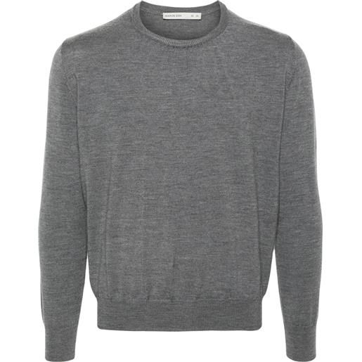 AARON ESH maglione con arricciature - grigio