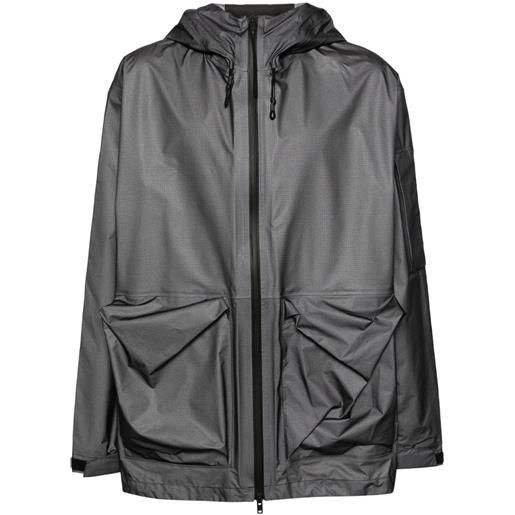 Y-3 giacca gore-tex® con cappuccio - grigio