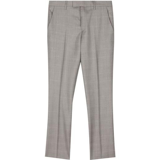Paul Smith pantaloni sartoriali a quadri - grigio