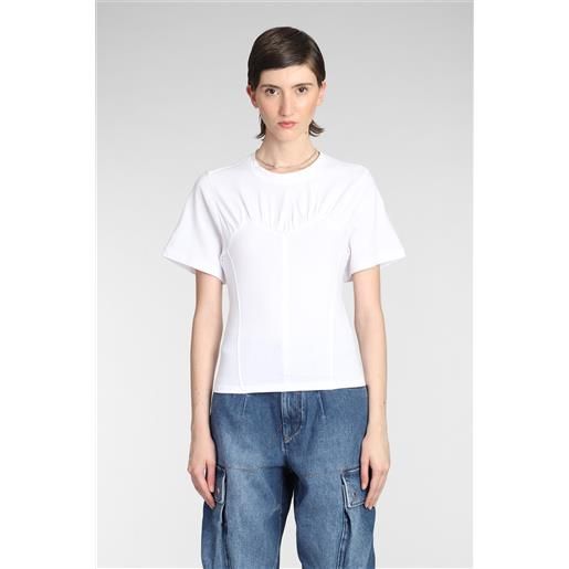 Isabel Marant t-shirt zazie in cotone bianco