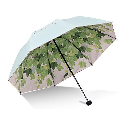 SudaTek , ombrello pieghevoli , green (verde) - um-1