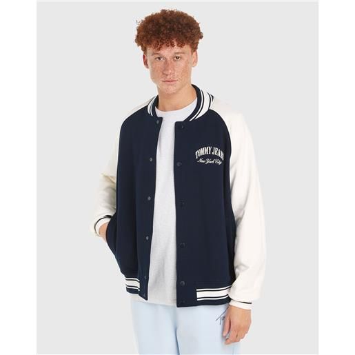 Tommy Hilfiger bomber varsity over size blu uomo