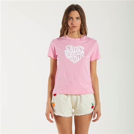 Mc2 saint barth t-shirt heart rosa