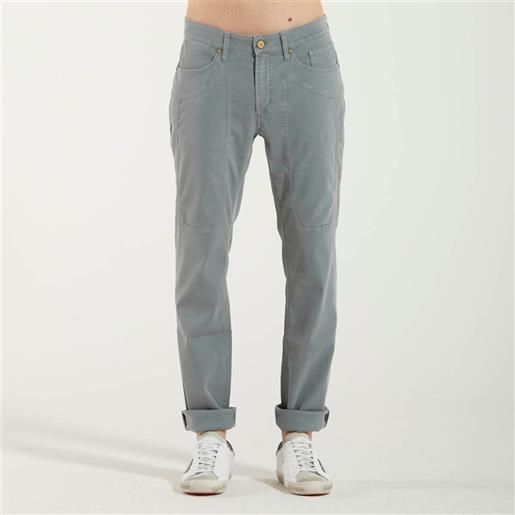 Jeckerson pantalone john tessuto grigio