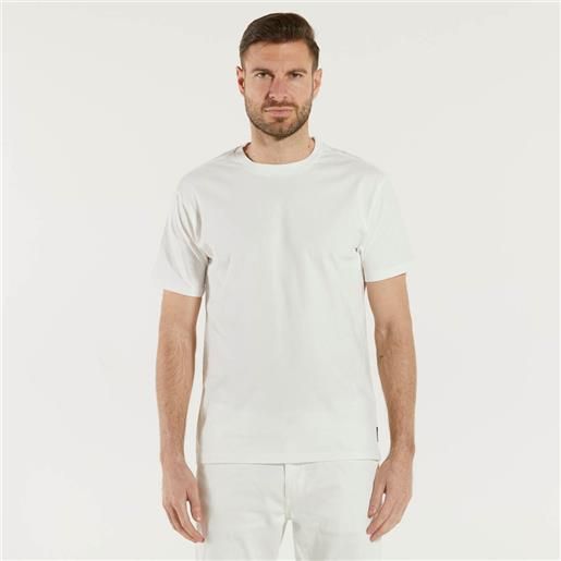 REPLAY footwear replay t-shirt girocollo tessuto bianco