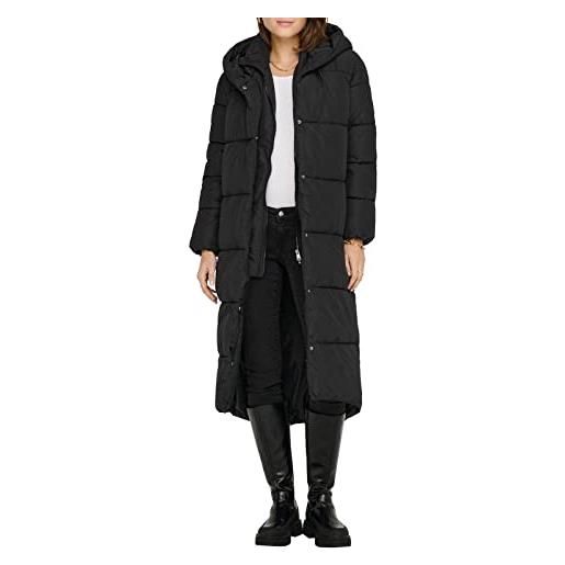 Only onlamy x long puffer coat otw giacca, nero, s (pacco da 2) donna