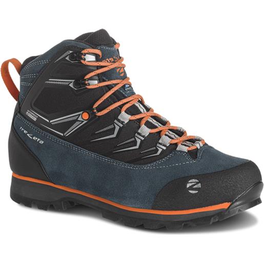 TREZETA aoraki wp blue ink orange scarpe trekking uomo active con intersuola microporous