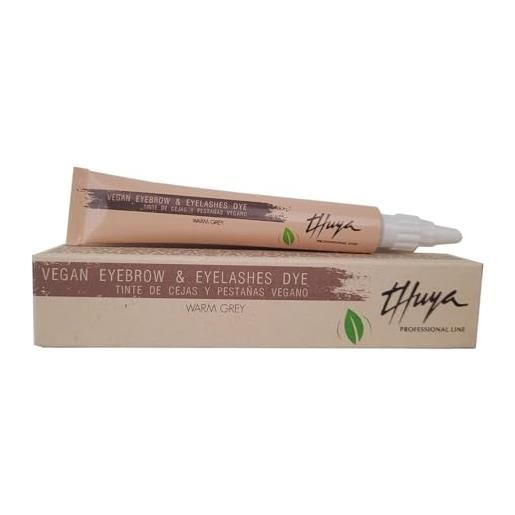 Thuya vegan eyebrow & eyelashes dye Thuya warm grey (15 ml) tinta rigenerante per ciglia e sopracciglia (1 unità)