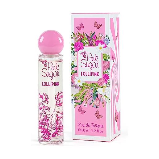 Pink Sugar, lollipink eau de toilette - profumo da donna dall'essenza raffinata ed avvolgente - formato da 50 ml