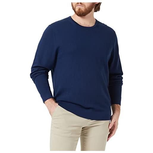Calvin Klein Jeans calvin klein pullover uomo superior wool senza cappuccio, blu (calvin navy), xs