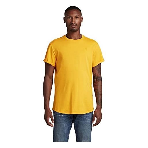 G-STAR RAW overdyed lash t-shirt, t-shirt uomo, grigio (shadow gd d16396-2653-g179), xs