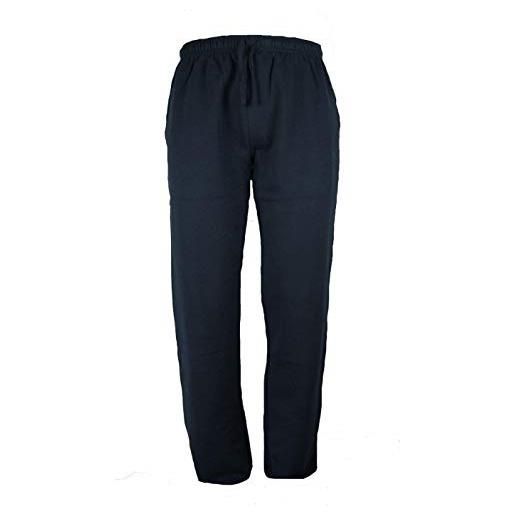 BE BOARD pantalone tuta uomo cotone garzato primaverile 9034conf taglie forti colore blu (3xl)
