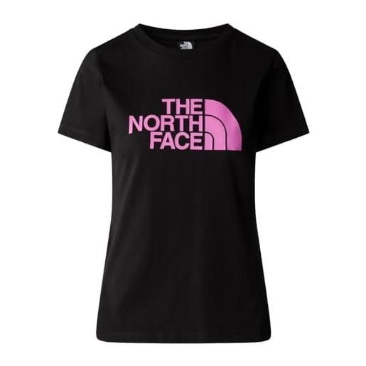 The North Face nf0a87n6yes1 w s/s easy tee t-shirt donna tnf black/violet crocus taglia m