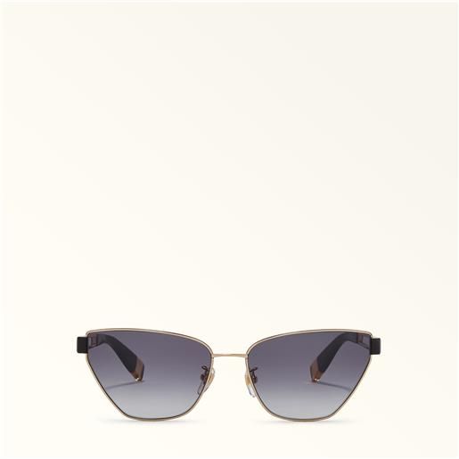 Furla sunglasses occhiali da sole nero nero metallo + acetato donna