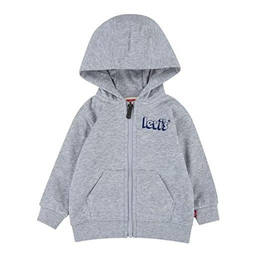 Levi's lvb logo full zip hoodie bambini e ragazzi, estate blue, 16 anni