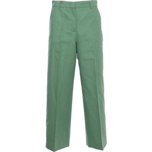 Max Mara Weekend pantaloni verdi zircone