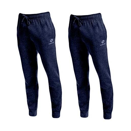 Lotto pantalone tuta uomo in felpa estiva, offerta per 1-2 pezzi, pantaloni felpa uomo leggeri (2 pezzi blu, s)