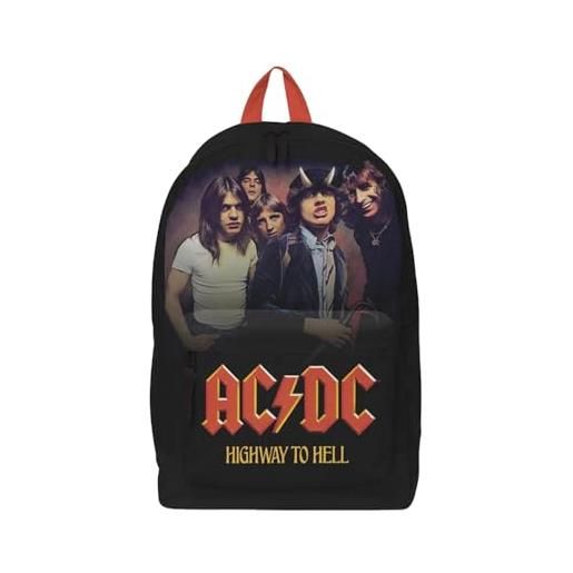 Rocksax backpack ac/dc highway to hell rucksack - 43cm x 30cm x 15cm - officially licensed merchandise