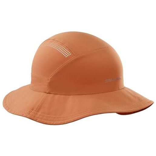 Salomon mountain cappello trail running escursionismo mtb unisex, protezione dalle intemperie, ripiegabile, resistenza, marrone chiaro, taglia unica