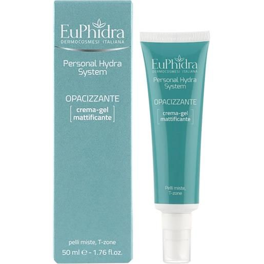 Euphidra personal hydra system opacizzante crema gel mattificante 50 ml
