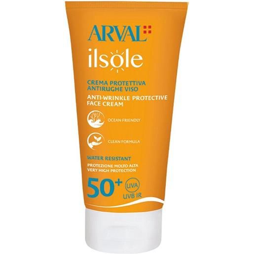 Arval sun il sole crema protettiva antirughe viso 50ml spf50