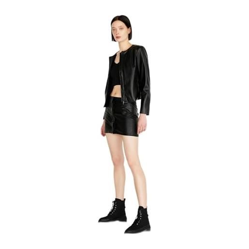 Sisley giacca 2x9wln017, black 100, 42 donna