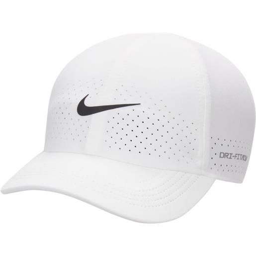 Nike berretto da tennis Nike dri-fit adv club unstructured tennis cap - white/black