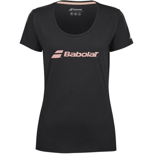 Babolat maglietta donna Babolat exercise tee women - black/black