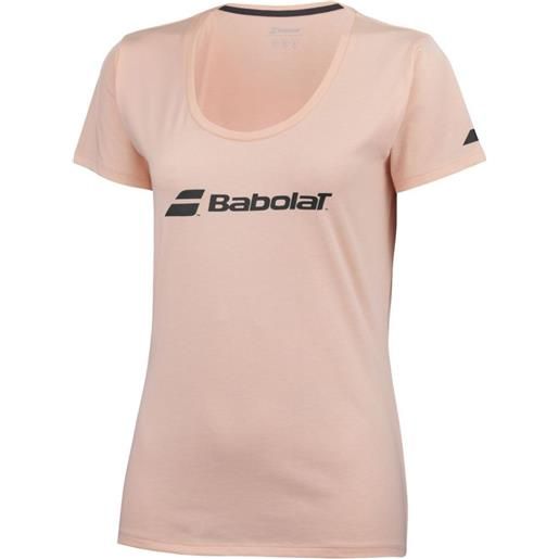 Babolat maglietta per ragazze Babolat exercise tee girl - tropical peach