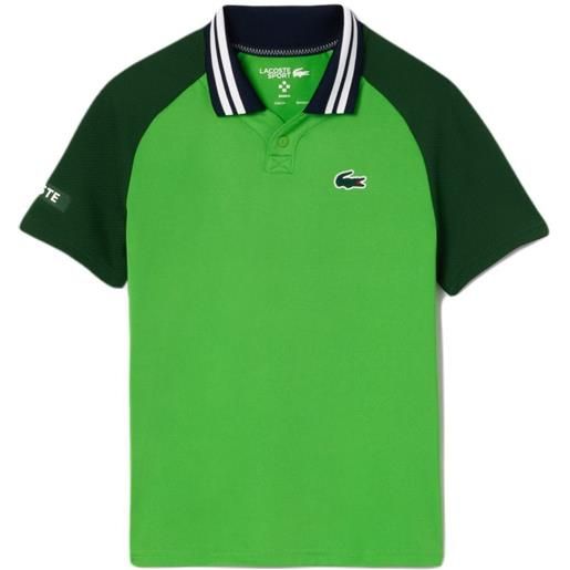 Lacoste maglietta per ragazzi Lacoste sport x daniil medvedev jersey polo shirt - green