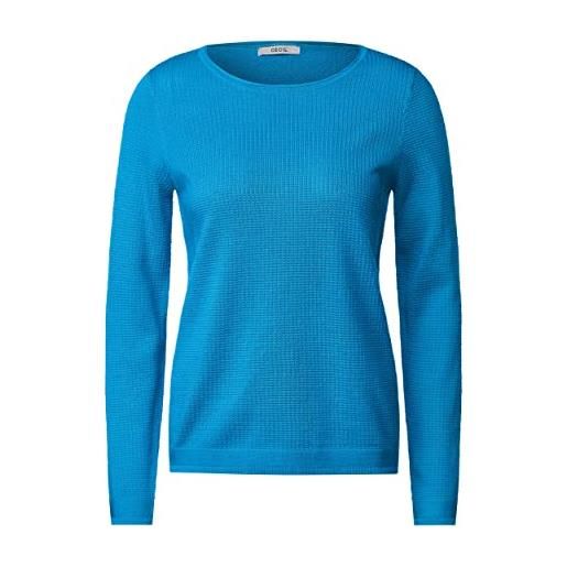 Cecil b302257 maglione lavorato a maglia, club blue, m donna