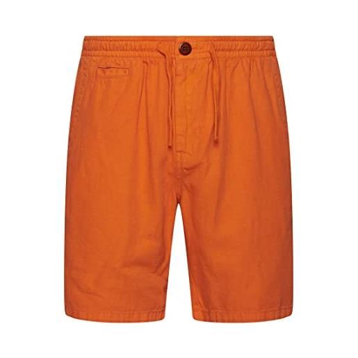 Superdry pantaloncini cinesi maglia di tuta, shocker orange, s uomo