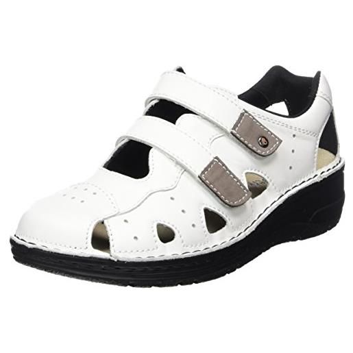 Berkemann larena, scarpe da ginnastica donna, bianco bianco 101, 35.5 eu