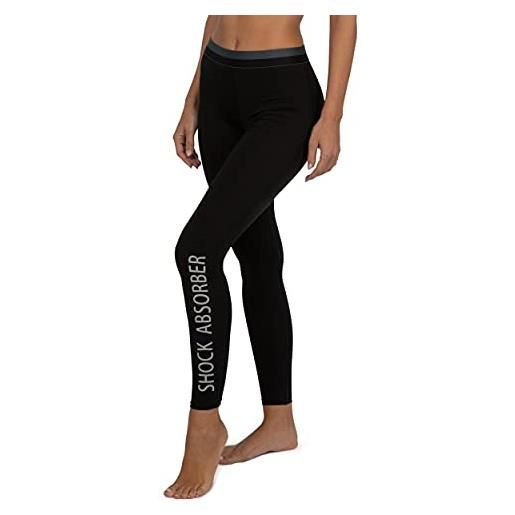 Shock Absorber active branded legging leggings, noir, xs donna