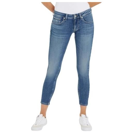 Tommy Jeans jeans donna skinny fit, blu (denim medium), 26w/30l