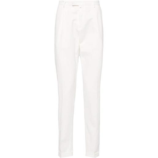 Briglia 1949 pantaloni chino con pieghe - bianco