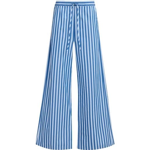 Marni pantaloni a righe - blu