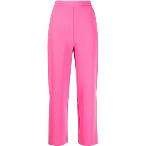 Vivetta pantaloni crop a vita alta - rosa