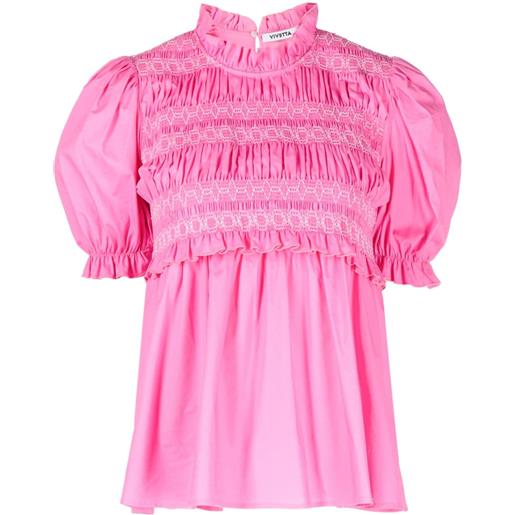 Vivetta blusa con decorazione - rosa