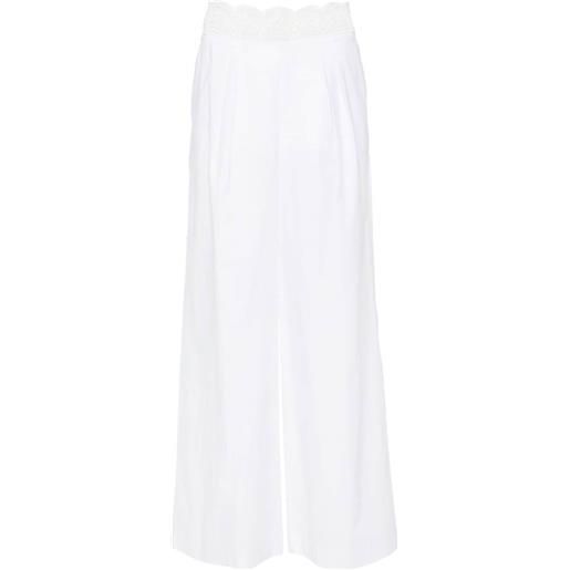 Alberta Ferretti pantaloni a palazzo - bianco