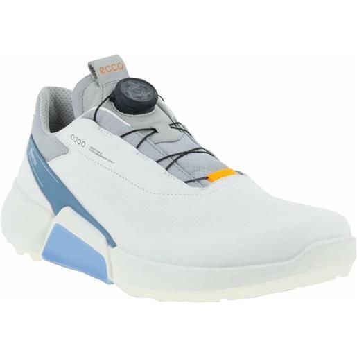 Ecco biom h4 boa mens golf shoes white/retro blue 41