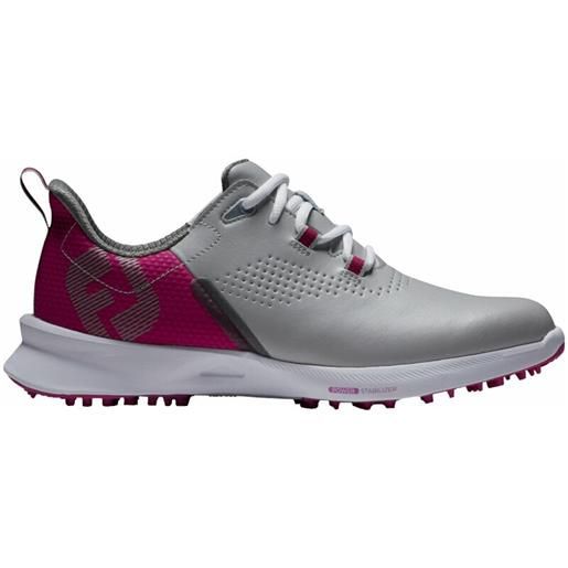 Footjoy fj fuel womens golf shoes grey/berry/dark grey 36,5