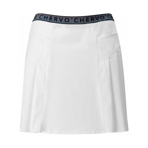 Chervo womens joke skirt white 34
