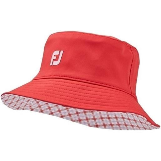 Footjoy reversible bucket hat red/gingham