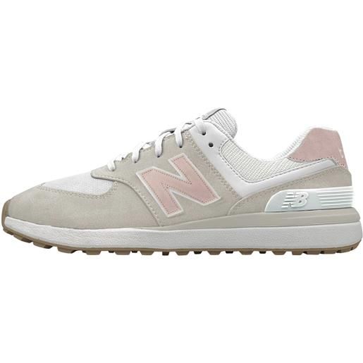 New Balance 574 greens womens golf shoes sand/pink 40