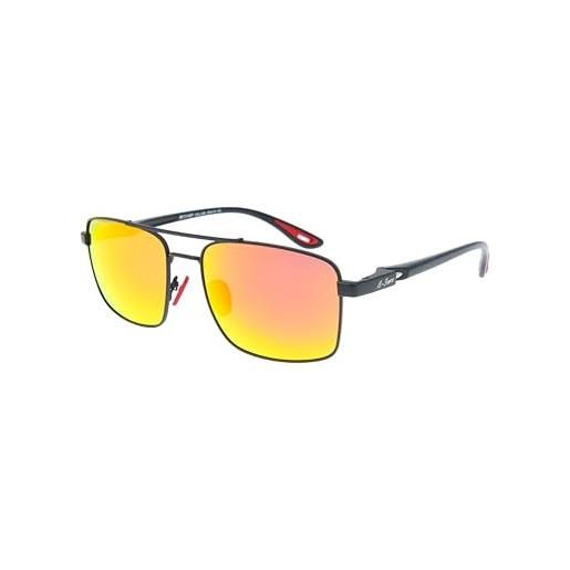 BEACH FORCE - occhiali da sole uomo polarizzati | modello bf3140p, per adulti e ragazzi, filtro polarizzante, filtro uv 400 | occhiali da sole uomo, nero